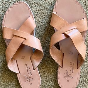 Joie flats sandals a la Plage 38 leather